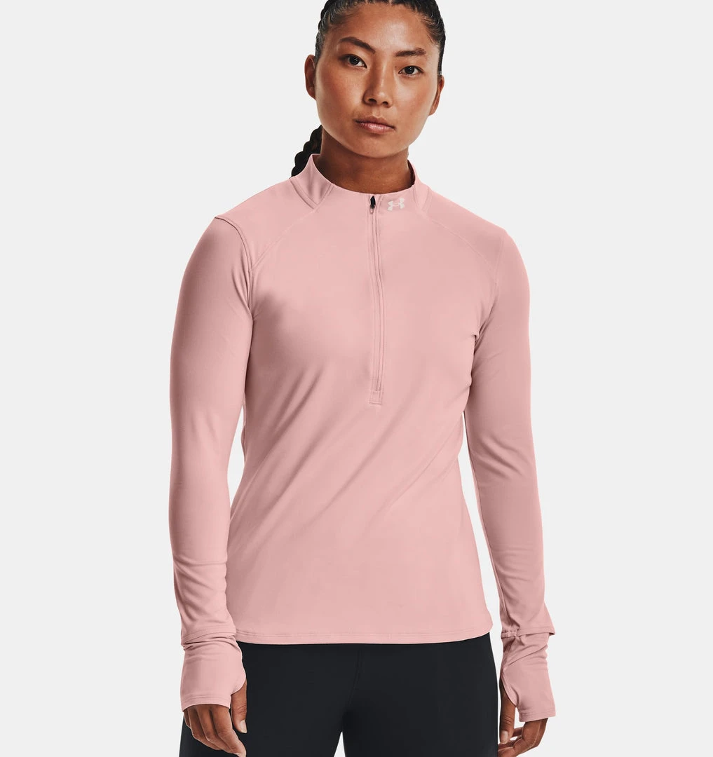 Under Armour UA Qualifier Half-Zip | Retro Pink Tops 3 Under Armour UA Qualifier Half-Zip | Retro Pink Tops