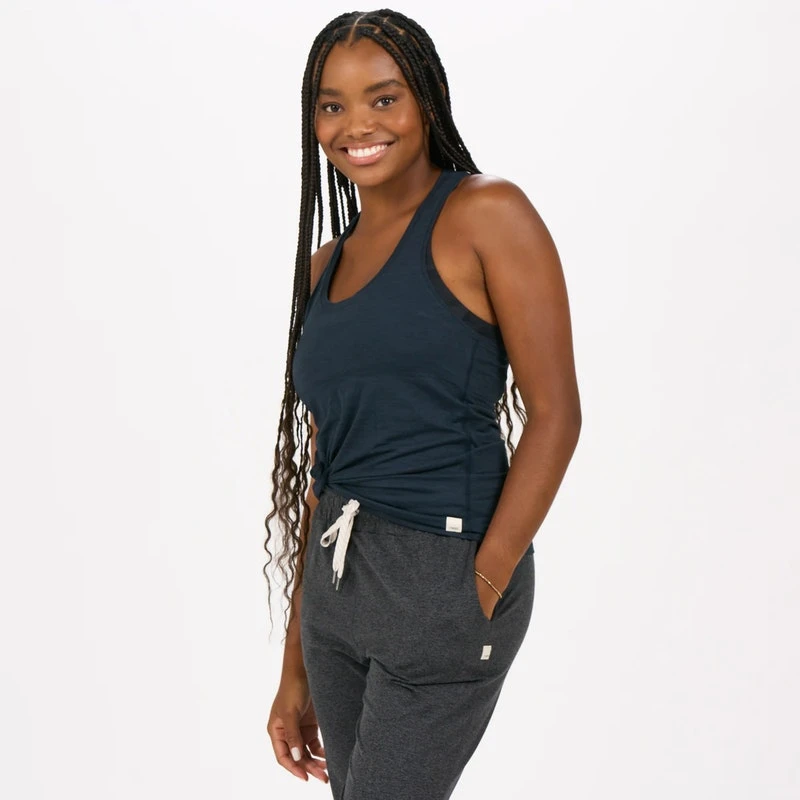 Vuori Women's Lux Tank | Ink Heather 8 Vuori Women's Lux Tank | Ink Heather