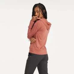 Vuori Women's Halo Hoodie | Cinnamon Heather