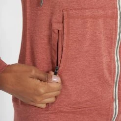 Vuori Women's Halo Hoodie | Cinnamon Heather 13 Vuori Women's Halo Hoodie | Cinnamon Heather