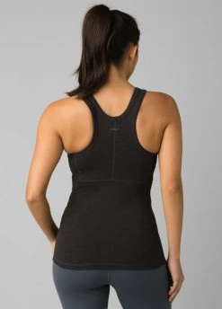 Prana Tops Women's Becksa Tank | Black Heather