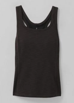 Prana Tops Women's Becksa Tank | Black Heather 9 Prana Tops Women's Becksa Tank | Black Heather