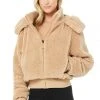 Alo Outerwear Women's Foxy Sherpa Jacket | Camel