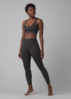 Prana Bottoms Women's Transform 7/8 | Charcoal Stripe