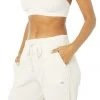 Alo Women's Muse Sweatpants | Ivory Bottoms