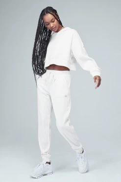 Alo Women's Muse Sweatpants | Ivory Bottoms 11 Alo Women's Muse Sweatpants | Ivory Bottoms