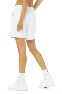 Alo Women's Accolade Short | White Bottoms 9 Alo Women's Accolade Short | White Bottoms
