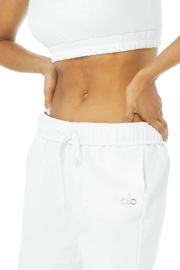Alo Women's Accolade Short | White Bottoms 6 Alo Women's Accolade Short | White Bottoms