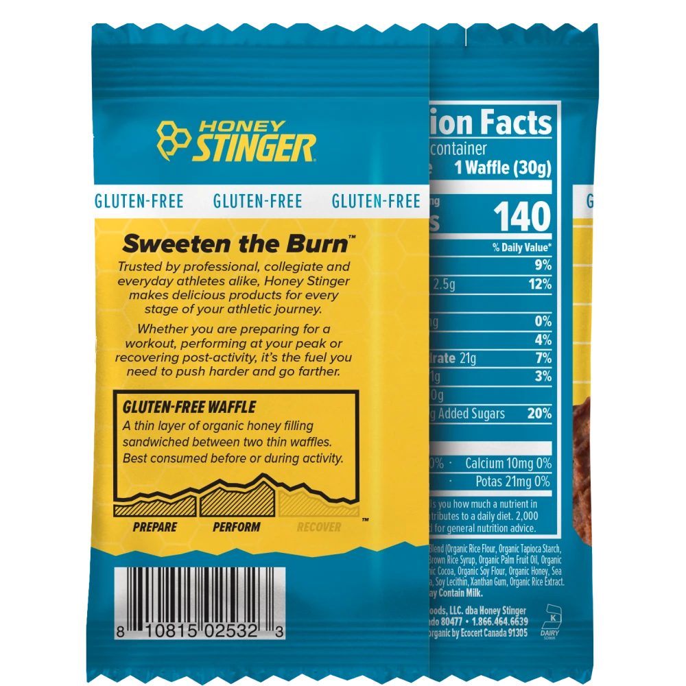 Honey Stinger Waffles Fuel & Recovery 14 Honey Stinger Waffles Fuel & Recovery