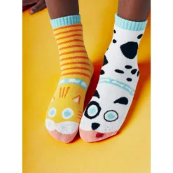 Pals Socks Kids' Socks | Cat And Dog 12 Pals Socks Kids' Socks | Cat And Dog