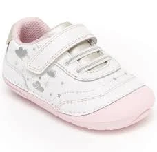 Stride Rite Baby Adalyn | White/Silver Kids