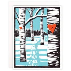 Heartell Press My Heart Is A Blaze Romance Card Greeting Cards