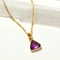 Luna Norte Amethyst Bermuda Triangle Necklace Accessories & Sundries