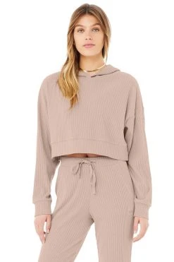 Alo Women's Muse Hoodie | Dusty Pink