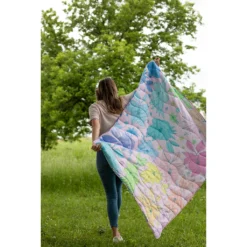 Talking Out Of Turn Gifts & Home Puffy Blanket | Full Bloom