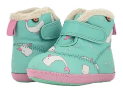 Bogs Kids Baby Elliot | Mint Green Whale