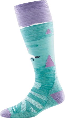 Darn Tough Kids' Snow Fox Sock | Aqua Socks