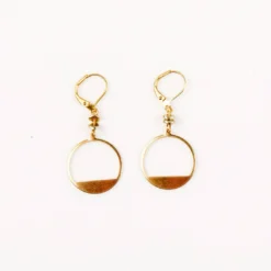 Altiplano Cut Out Circle Earrings | Brass Accessories & Sundries