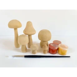 Bramble Workshop Kids DIY Painted Mushroom Kit | Terracotta