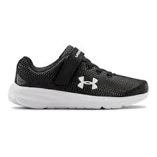 Under Armour Kids' Pursuit AC | Black/White