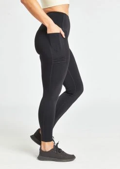 Oiselle Bottoms Pocket Jogger Tights | Black