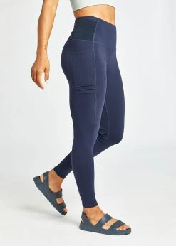 Oiselle Pocket Jogger Tights | Ink Blue