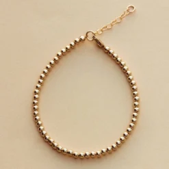Everly Made - Rose Gold Bead Bracelet