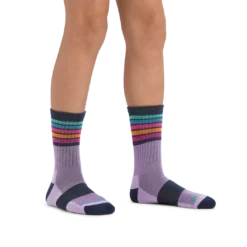 Darn Tough Kids' Kelso Jr. Crew | Lavender