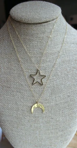 Laalee Jewelry Laalee Gold Moon Necklace