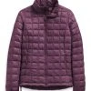 The North Face Women's ThermoBall Eco Jacket | Blackberry Wine Outerwear