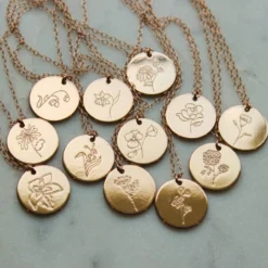 Laalee Jewelry Accessories & Sundries LaaLee Birth Flower Necklaces 12 Laalee Jewelry Accessories & Sundries LaaLee Birth Flower Necklaces