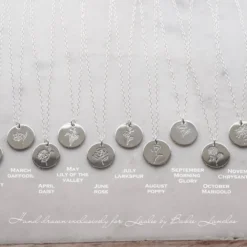 Laalee Jewelry Accessories & Sundries LaaLee Birth Flower Necklaces 13 Laalee Jewelry Accessories & Sundries LaaLee Birth Flower Necklaces