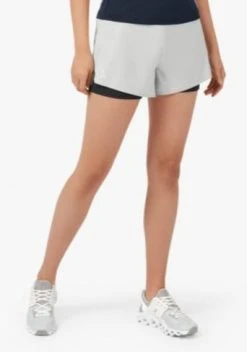 On Running Women's Running Shorts | Glacier/Black