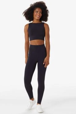 Lole Women's Step Up Ultra-High Legging | Black Beauty Bottoms