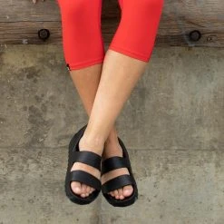 Oiselle Women's Sport Sandal | Black 9 Oiselle Women's Sport Sandal | Black