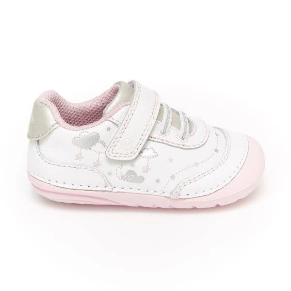 Stride Rite Baby Adalyn | White/Silver Kids 4 Stride Rite Baby Adalyn | White/Silver Kids
