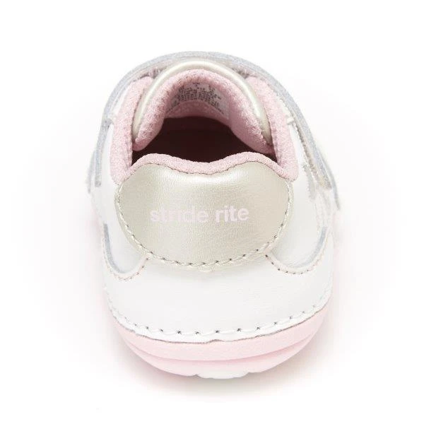 Stride Rite Baby Adalyn | White/Silver Kids 7 Stride Rite Baby Adalyn | White/Silver Kids