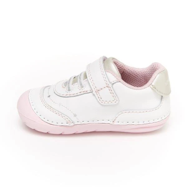 Stride Rite Baby Adalyn | White/Silver Kids 5 Stride Rite Baby Adalyn | White/Silver Kids