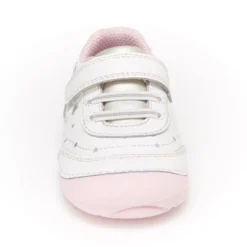 Stride Rite Baby Adalyn | White/Silver Kids 12 Stride Rite Baby Adalyn | White/Silver Kids