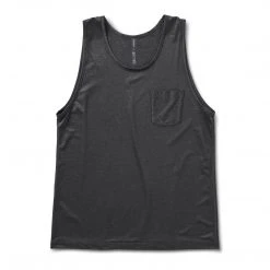 Vuori Men's Tradewind Performance Tank | Black Heather