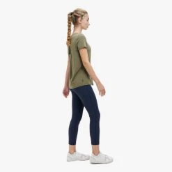 On Running Tops Women's Active-T Breathe | Olive