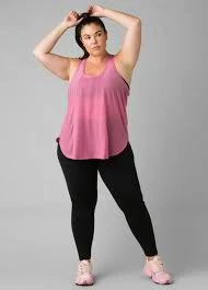 Prana Women's Transform Legging 1X-3X | Black Bottoms