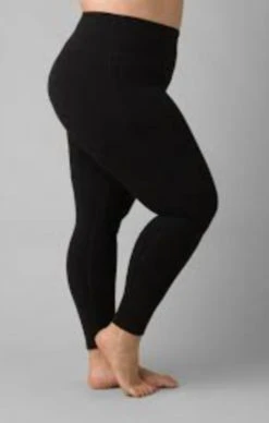 Prana Women's Transform Legging 1X-3X | Black Bottoms