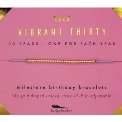 Lucky Feather 30th Birthday Bracelet Accessories & Sundries