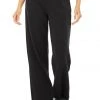 Alo Bottoms Women's Waffle Pleasant Pant | Black 2 Alo Bottoms Women's Waffle Pleasant Pant | Black
