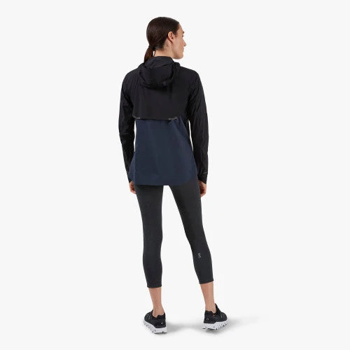 On Running Outerwear Women's Weather Jacket | Black/Navy 5 On Running Outerwear Women's Weather Jacket | Black/Navy