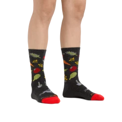Darn Tough Women's Farmer's Market Crew Light | Charcoal Socks